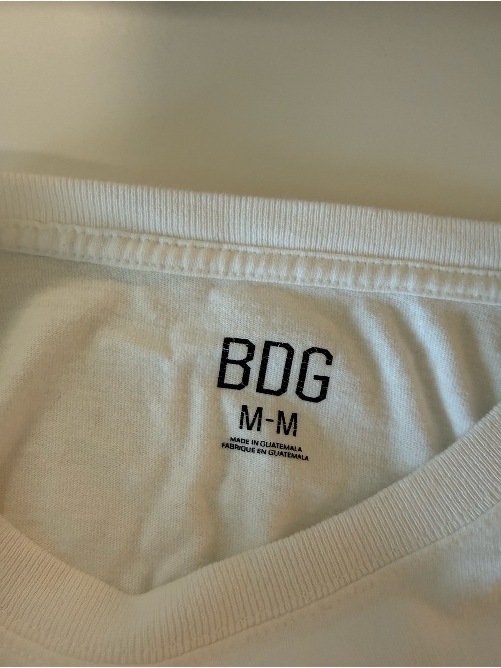 Urban Outfitters BDG Best Friend Cropped Boxy Tee White M - Picture 5 of 5